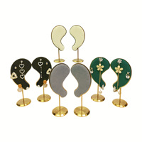 Support d'affichage pour boucles d'oreilles en métal en forme de T, pour la vente en magasin, support de rangement pour boucles d'oreilles à clous, organisateur de bijoux pour bagues, support de photographie