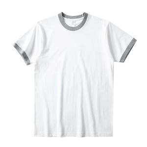 T-shirt bianche <span class=keywords><strong>Slim</strong></span> <span class=keywords><strong>Fit</strong></span> da <span class=keywords><strong>uomo</strong></span> in cotone pesante aderente Tee Shorts Tee Shorts manica T-shirt da <span class=keywords><strong>uomo</strong></span> <span class=keywords><strong>abbigliamento</strong></span> - Product Image 5