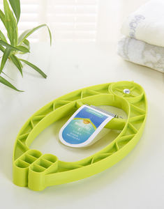 Séchoir à <span class=keywords><strong>linge</strong></span> durable en plastique PP écologique avec crochets et conception coupe-vent pour armoire et salle de bain 29x14.5cm - Product Image 5