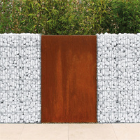 Mur de jardin en pierre de soutènement en acier Boîte de gabion en treillis métallique enduit de PVC Panier de gabion hexagonal à vendre
