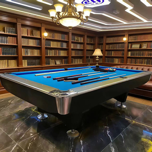 Mesa de Billar Profesional Americana de 9 Bolas, 8FT/9FT, con Sistema de Retorno de Bolas FF-SS02, Madera Sólida, Precio de Fábrica al Por Mayor - Product Image 1