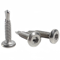 Vis autotaraudeuse à queue de perceuse hexagonale interne à tête cylindrique SS410 d'usine vis à queue d'aronde autoperceuse, vis spéciale pour garde-corps