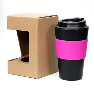 재사용 가능한 플라스틱 컵 재활용 플라스틱 대나무 섬유 커피 컵