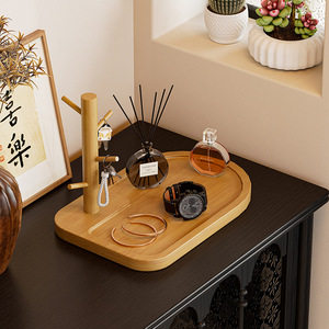 ชั้นวางของบนโต๊ะสำหรับห้องนั่งเล่นที่บ้าน ทางเข้าบ้าน ถาดเก็บกุญแจ ถาดโชว์เครื่องประดับและแว่นตา - Product Image 2