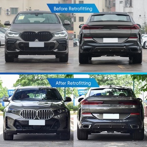 ชุดแต่ง M-Tech สำหรับรถยนต์ BMW X6 ปี 2023-2024 รุ่น G06 ประกอบด้วยกันชนหน้า-หลัง ลิ้นกันชนหน้า กระจังหน้า ท่อไอเสีย ปลายท่อไอเสีย - Product Image 2