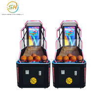 Machine de basket-ball pliable de luxe pour adultes, machine de jeu de tir électronique, machine de jeu d'arcade pour enfants