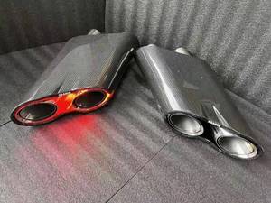 Embouts d'échappement en carbone <span class=keywords><strong>sec</strong></span> pour <span class=keywords><strong>Mercedes</strong></span> Benz Classe G W463 W464 G63 G500 G350 Upgrades B900 Rocket Type Muffler Pipe Exhaust Tip - Product Image 2