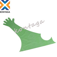 Sarung Tangan Hewan Sekali Pakai 120CM, Sarung Tangan Dokter Hewan dengan Pelindung Bahu, Sarung Tangan untuk Sapi, Domba, Ternak