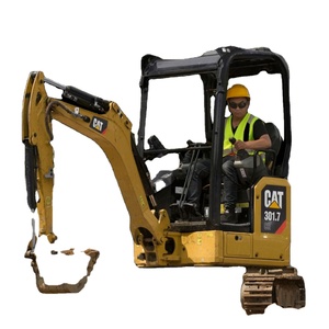 Certifié CE EMC pour la mini-excavatrice sur chenilles 301.7 |   Moteur importé de 18,6 kW |   1,8 tonne, godet de 0,025 m³ |   PLC Gear - Product Image 1