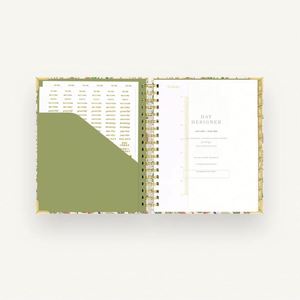Agenda personnalisé 2026, non daté, écologique, reliure spirale, format A5, carnet de notes hebdomadaire, mensuel, quotidien, logo en feuille d'or - Product Image 3