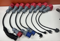 Adaptateur EV câble IEC CEE UK US EU prise suisse/prise italienne 220v 16A 32A prise industrielle électrique ip44 prises 3pin