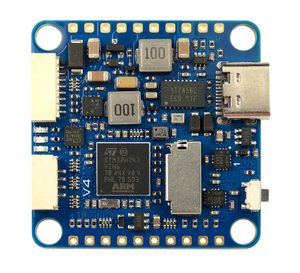 ตัวควบคุมการบิน H743-SLIM-V4 32บิต F405/F743 1-6s 5V/9V/12V BEC สำหรับโดรน3-7นิ้ว, <span class=keywords><strong>OSD</strong></span>, betaflight, elrs - Product Image 4