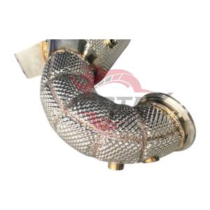 Vortex Tuning Downpipe Sport Catalyzed à Haut Débit pour Mercedes Benz A45S CLA45S GLA45 2.0T 2019-2023 - Product Image 3