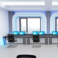 Haoyuan Chine marque personnalisée poste de travail centre de commande de sécurité Console de surveillance salle de contrôle intelligente