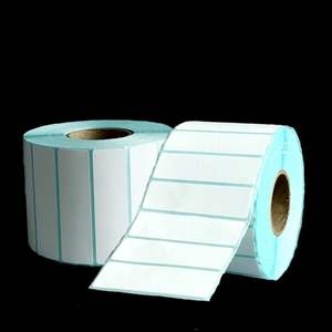 Papier d'étiquettes thermiques Temn 70x20mm rectangulaire blanc auto-adhésif pour étiquettes d'emballage logistique - Product Image 2