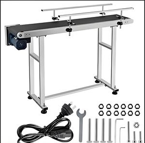 Nastro trasportatore a velocità regolabile prezzo di fabbrica, utilizzato per il trasporto di bottiglie, pesatura - Product Image 4