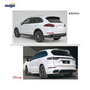GUGO Convient pour <span class=keywords><strong>Porsche</strong></span> <span class=keywords><strong>Cayenne</strong></span> 2015-2017 Kit de carrosserie de hayon pour mise à niveau vers <span class=keywords><strong>Cayenne</strong></span> <span class=keywords><strong>2023</strong></span> Hayon + Kit de feux arrière pleine largeur - Product Image 3