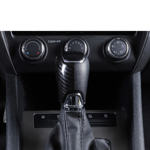 Copri Pomello del Cambio in Fibra di Carbonio per Skoda Octavia A7, Superb, <span class=keywords><strong>Kodiaq</strong></span>, Gt, Kamiq, Karoq, <span class=keywords><strong>Accessori</strong></span> Interni - Product Image 5