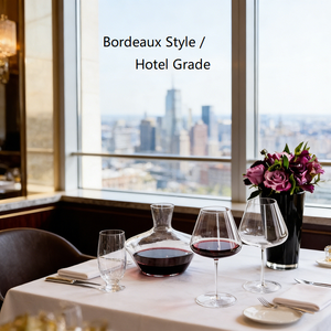 <span class=keywords><strong>Copa</strong></span> de Vino Tinto de Tallo Largo y Delgado, de Cristal de Burdeos Ultrafino, Soplado a Mano, Calidad de Hotel, 750 ml - Product Image 3