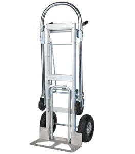 Carro de Logística de Aluminio de Alta Resistencia con Capacidad de Carga de 300 kg, Diseño Plegable y Ruedas Neumáticas Silenciosas para Uso en Almacenes - Product Image 2