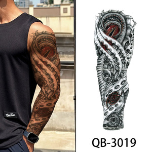 Autocollants de tatouage temporaire imperméables écologiques demi <span class=keywords><strong>bras</strong></span> et épaule pour hommes et femmes tatouages amovibles à <span class=keywords><strong>bras</strong></span> complet - Product Image 3
