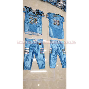 Uniformes de Fútbol Americano Personalizados al Por Mayor, Tallas Grandes, Transpirables y de Secado Rápido, Conjuntos de Camiseta y Pantalones Cortos para Club - Product Image 5