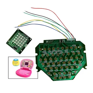 KY P定制发光二极管笔记本电脑印刷电路板，学习书籍主板印刷电路板，儿童机械键盘印刷电路板玩具。
