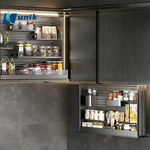 Système de levage intelligent UNIK en alliage d'aluminium, unités de rangement suspendues modulaires pour meubles de cuisine, armoires, <span class=keywords><strong>vaisselle</strong></span> et épices, avec levage électrique - Product Image 6