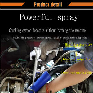 Máquina de limpieza de carbono para coche con chorro de arena de nogal para motor de coche - Product Image 3