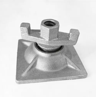 Écrous à oreilles pour construction industrielle et barres de tirage, écrous de coffrage - Pièces de connexion pour échafaudages en acier peint/galvanisé