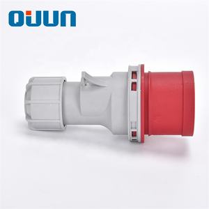 Phích cắm và ổ cắm điện công nghiệp chất lượng cao PA66 4P 3P+E 32A 380V 6h IP44 loại đực, sản xuất trực tiếp từ nhà máy OEM - Product Image 3