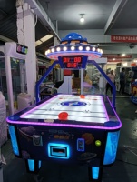 Machine d'arcade de table de hockey sur air en salle pour adultes et enfants Garantie d'un an pour buteur électronique Sport de combat amusant pour tous