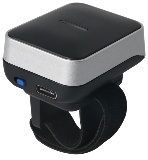 Wireless Ring Finger Compatible Bluetooth Device 2D Barcode Scanner