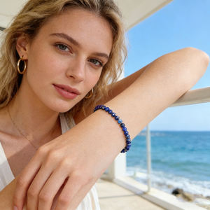 Pulseras de Cuentas con Diseño de Moda 2026, Cristal, Piedras Preciosas Naturales, Ajustables, con Corte de Corazón, Joyería para Mujer, Regalo Moderno para el Día de la Madre - Product Image 3