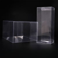 Boîtes à fleurs en acétate transparent recyclé Emballage de bouquet en plastique transparent dans un design cadeau stéréo