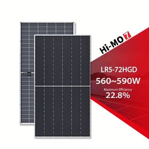 Module photovoltaïque LONGI LR5-72HGD-580M 580w 585w 590w 600w Panneau solaire bifacial demi-cellule mono - Product Image 1