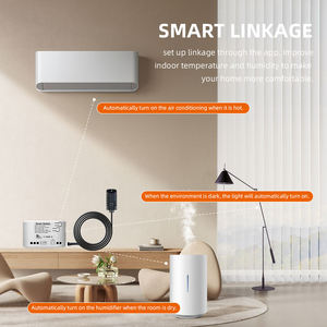 EV-TDQ-1CH-12v-T Smart Temperature Humidity Wifi <b>Switch</b> 10A 2000W Intelligent Monitoring Thermostat Compatible with Ewelink - Product Image 2