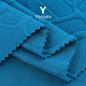 शरद ऋतु सर्दियों के बच्चों की जैकेट सैंडवाटशर्ट सूट यादृच्छिक पत्र जैक्वार्ड कपड़े 280gism वेफ्ट लेटेड सामग्री - Product Image 1