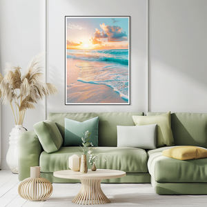 COOLEVE 5D DIY فن الماس من المناظر الطبيعية الكلاسيكية الأوروبي يضم زهرة الحيوان المطبوعة حفر فسيفساء كاملة - Product Image 2