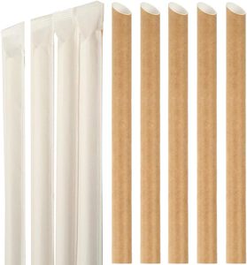 Nouveauté : Pailles à bulles de lait biodégradables en papier kraft - Product Image 1