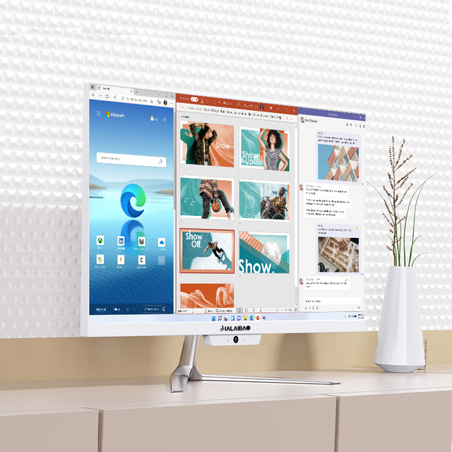 22 24 Inch Core I5 I7 With Camera Speakers All in One Computers Desktop Aio Pc Computer All-in-one Pc