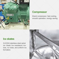 Machine Commerciale Industrielle de Fabrication de Glace en Écaille à Saumure 1 tonne, 3 tonnes, 5 tonnes, 10, 15, 20, 25, 30 tonnes, d'Occasion à Vendre