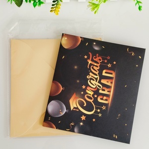 การ์ดแสดงความยินดีสำหรับการสำเร็จการศึกษาของมหาวิทยาลัย3D Grads ของขวัญการ์ดแสดงความยินดี - Product Image 5