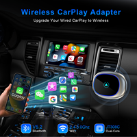 Adaptateur CarPlay sans fil pour voitures, dongle sans fil, convertit le CarPlay filaire en sans fil pour tous les véhicules équipés d'un CarPlay filaire d'origine