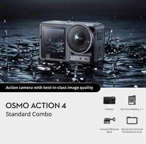 ระบบปฏิบัติการดั้งเดิม MO A4 Standard Combo AC003 155 °   กล้องแอคชั่นกันน้ำ 4K120fps 1/1.3 นิ้ว CMOS รุ่น Action4 - Product Image 6