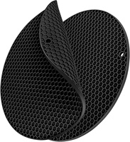 Maniques de four en silicone résistantes à la chaleur, tapis antidérapant en silicone, dessous de plat pour la cuisine, pour saisir casseroles, ouvrir les bocaux et protéger le comptoir