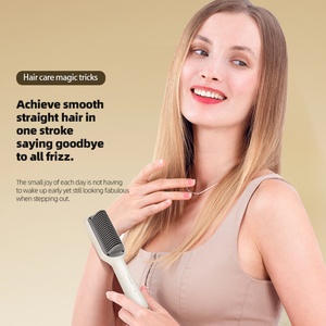 Electric Brush Hair Straightener Comb Hair Straightening Comb Brush for Women - Product Image 3