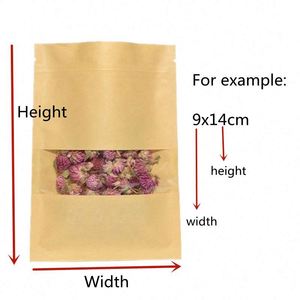 ถุงซิปกระดาษคราฟท์สีน้ำตาลด้าน ขนาด 9x14 ซม. สำหรับใส่กาแฟ แพ็คโปรโมชั่น - Product Image 3