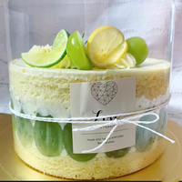 Film plastique transparent, rouleau de 300 mètres, feuilles d'acétate, 50 m, collier à gâteau, rouleau individuel pour gâteaux, pâtisserie, décoration DIY