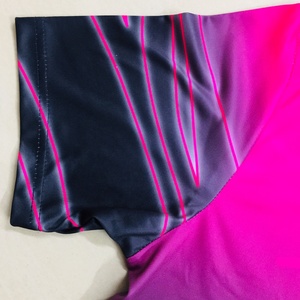 Logotipo personalizado 100 poliéster solo Jersey O cuello manga corta impresión por sublimación personalizada ligero de gran tamaño deportes malla camisetas - Product Image 3